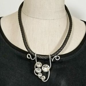 5 Crystal Aluminum Bail Pendant for Necklace